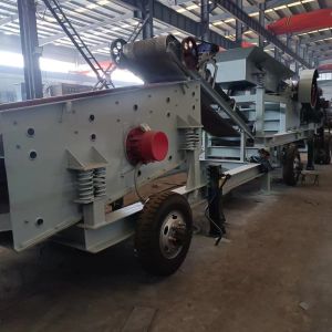 Portable Jaw Crusher with Vibrating Screen