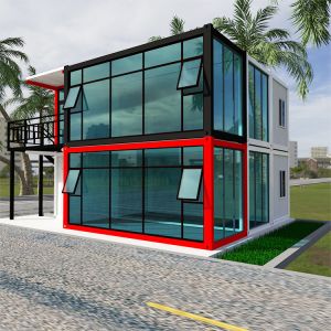 Detachable Modular Prefab Container House With Bathroom Steel and Customized