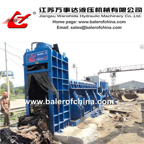 Buy cheap HMS baling machine heavy metal scrap shear baler from wholesalers