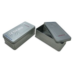 Buy cheap Custom Printed and Embossed Rectangular Tin Box Stackable For Tools And Gifts from wholesalers