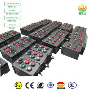 Exproof Flameproof ATEX Control station for petrochemical industrial light