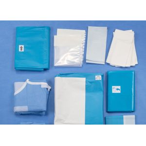 Buy cheap Laparoscopy Abdominal Medical Procedure Packs Disposable Sterile Surgical Drapes from wholesalers