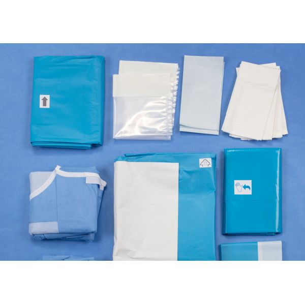 Buy cheap Laparoscopy Abdominal Medical Procedure Packs Disposable Sterile Surgical Drapes from wholesalers