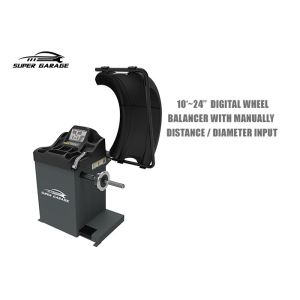 Buy cheap 65Kg Digital Wheel Balancer With Manually Distance / Diameter Input from wholesalers