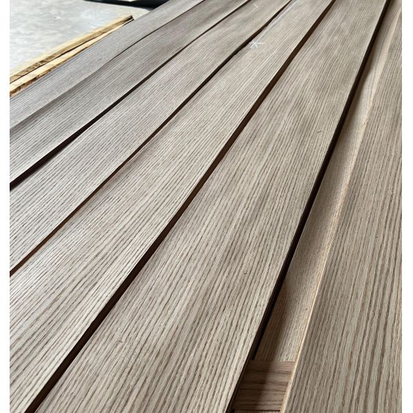 Quality Sturdy Practical Wood Veneer Slat Panels , Mildewproof Hardwood Veneer Sheets for sale