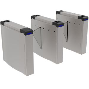 Buy cheap DC24V Construction Site Security Flap Barrier Turnstile Entrance Gates from wholesalers