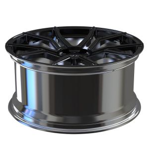 Custom Polished Forged Monoblock Rims 5x112 Bolt Pattern 23 Inches 6061-T6 Rim