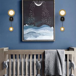 Buy cheap Minimalist Style Bedside Led Wall Lmap Creative Retro Brass Living Room Restaurant Wall Sconce(WH-OR-147) from wholesalers