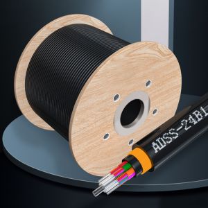 Buy cheap Double Jacket G652D ADSS All Dielectric Self Supporting Black ADSS Fiber Optic product