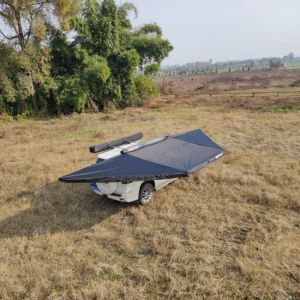 Buy cheap 600D Oxford Durable 180 Degree Batwing Awning For Cooking Relaxing product