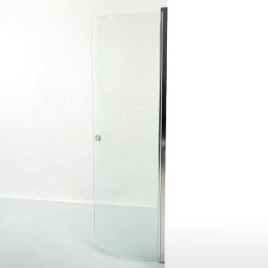 Buy cheap 8-12mm SGCC C-Shaped Curved Tempered Shower Glass for Hall Bathroom Renovation from wholesalers