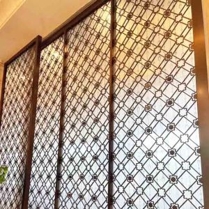 Buy cheap Metal 316L Stainless Steel Screen Partition PVD Antirust from wholesalers