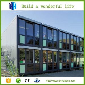hurricane proof prefabricated flat pack office container house construction