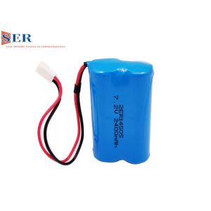 Buy cheap 2ER14505 2S1P Li SOCL2 Battery ER14505-2S 7.2V 2400mah Wire Connector For Meter from wholesalers