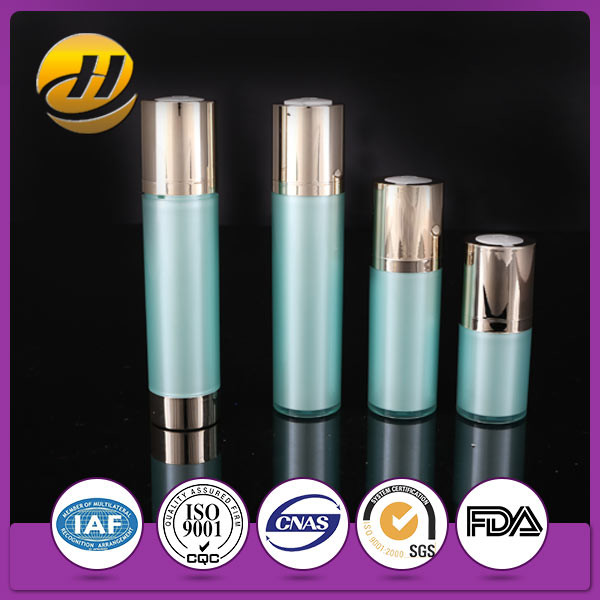 Quality Luxury Airless Empty Cosmetic Bottles / Screw Cap Acrylic Lotion Bottle for sale