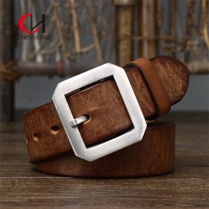 Buy cheap 120cm Length Genuine Leather Belt With Smooth Strap Solid Pattern from wholesalers