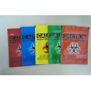 Buy cheap Custom Printed Zip Plastic Bags / CATION Spice Potpourri Bags from wholesalers