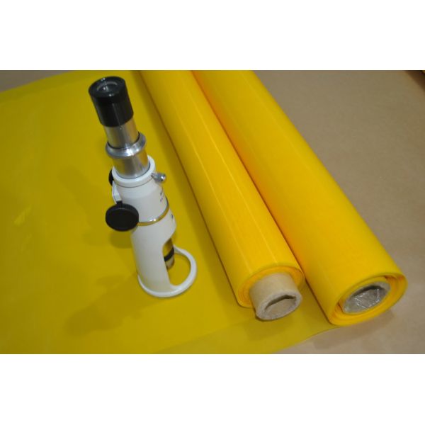 China White / Yellow 61T Polyester Screen Printing Mesh For Printed Circuit Boards Printing on sale China White / Yellow 61T Polyester Screen Printing Mesh For Printed Circuit Boards Printing on sale