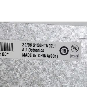 Buy cheap AUO 15.6" Industrial LCD Display G156HTN02.1 Vertical Stripe Antiglare from wholesalers