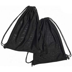 Buy cheap Black Nylon  Travel Shoes Mesh Drawstring Bags Waterproof Tear Resistant from wholesalers