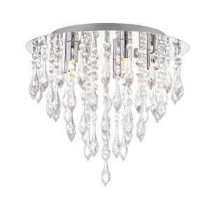 Modem Rotate LED Ceiling Light Fixture 3 Colors Flush Mount for Home Office