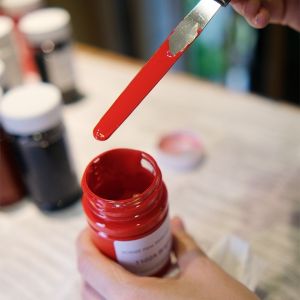 Migration Resistance Bright Red Polyester Pigment Environmentally Protective