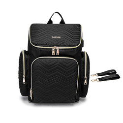 Buy cheap Embroidered Diaper Bag Backpack With USB from wholesalers