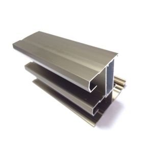 China Champange Anodized Aluminum Extrusion Profiles With 6063-T5 / 6060-T5 on sale