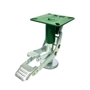 Buy cheap Green Swivel Casters 300 Kg Load Capacity Galvanized Steel Wheel 151mm Height For Furniture from wholesalers