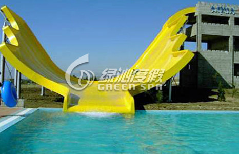 Buy cheap Commercial Large U Waving Water Slide / Surf n Slide Water Park for Adults and Kids from wholesalers