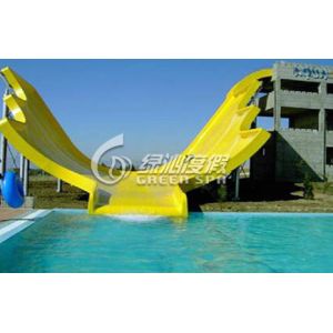 Buy cheap Commercial Large U Waving Water Slide / Surf n Slide Water Park for Adults and Kids from wholesalers