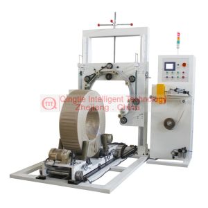 Buy cheap Heavy Duty Wire Coil Wrapping Machine , Highly Efficiency Vertical Wrapping product