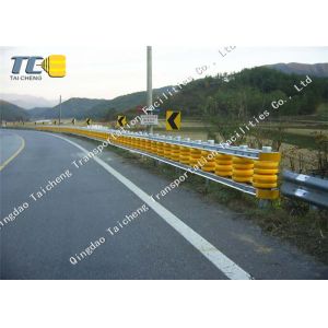 Buy cheap Highway Q235 Q345 Roller Barrier System With EVA Polyurethane barrel from wholesalers