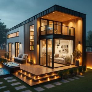 Buy cheap Folding Container House Durable Steel Structure With EPS Sandwich Panel Easy Assembly Customizable Design from wholesalers