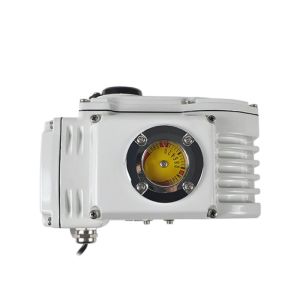 Motorized Actuated Cast Iron Flanged Electric Ventilation Butterfly Valve for