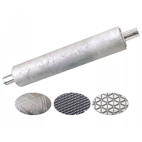 Quality Steel Engraving Embossing Roller High Wear Resistance Silver Color for sale