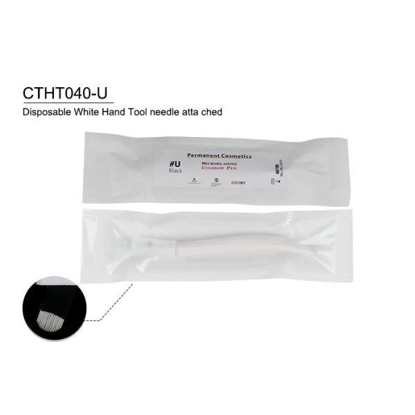 #18U Needle Attached Permanent Makeup Manual Tattoo Pen Disposable Microblading