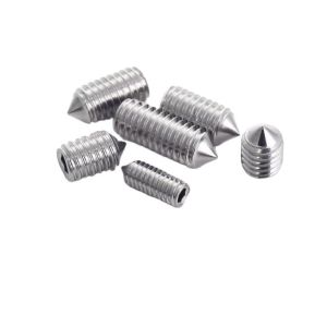 Buy cheap Pan Head Hexagon Allen Screw Flat Point OEM Brass Stainless Steel Hollow Screws with Custom Nylon Tip and Plain Finish product