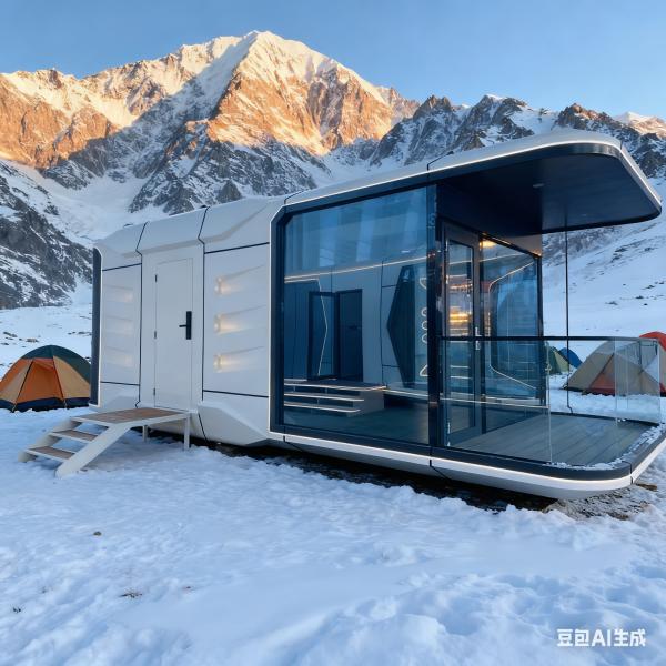 Quality Modern Space Capsule House with 9 Mm European Pine Board and 7 Tons Net Weight for sale