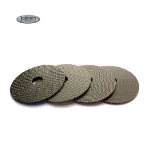 Buy cheap 3 Inch Electroplated Encrusted Wet Diamond  Polishing Pads For Quartz Marble from wholesalers