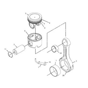Buy cheap 4P-5852 Ring 4P5852 Crown As Piston Engine 324-7380 Cylinder Liner 3247380 Skirt from wholesalers