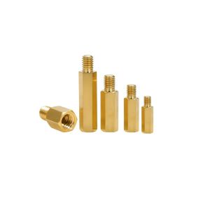 Buy cheap Brass Hex Standoff Spacer CNC Turning Components Single Head ODM product