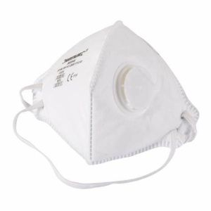 Buy cheap Nonwoven Foldable FFP2 Mask Half Face Vertical Fold Flat With Elastic Earloop from wholesalers