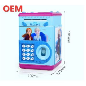 Buy cheap OEM Customized Robotic Coin Bank With  Fingerprint Plastic Money Box from wholesalers