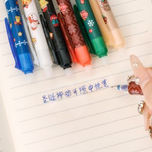 Christmas Design Erasable Gel Pen with Magic Eraser Function for Smooth Writing