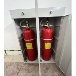 Buy cheap Heptafluoropropane Fm200 Fire Extinguishing System 120L Red Cabinet Type from wholesalers