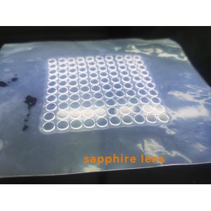 Al2O3 Custom Single Crystal Sapphire Laser Cut Windows Glass Dia5.5 x 0.5mmt DSP