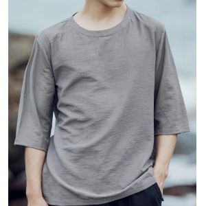 Buy cheap Latest Designs Blank Bulk Hemp T Shirts , Oversized White T Shirt Anti Pilling from wholesalers