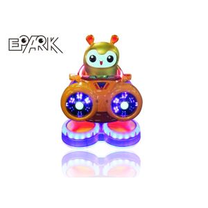 Coin Operated Plastic Material Kids Swing Car Spaceship smiles kiddie ride for