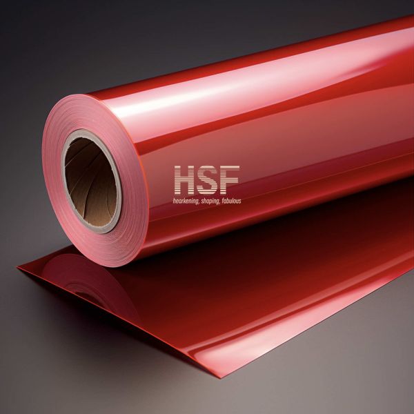 Quality 36 μM Red PET Non Silicone Coated Release Film For Electronics, Medical, Automotive And Printing Etc for sale